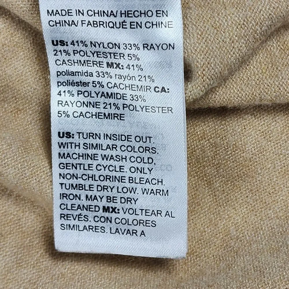 Chico's Beige Knit Sweater SIZE 3/XL Dolman Sleeve Soft Lightweight Top
